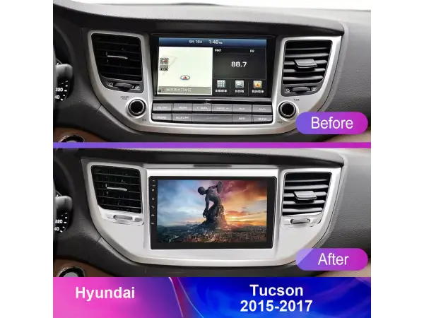 autoradio 9" lcd a3018 android 11 s rameckem a7121 pro hyundai tucson 2015-2017