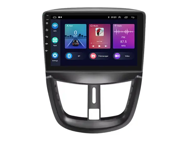 autoradio 9" lcd a3018 android 11 s rameckem a7210 pro autoradio 9" pro peugeot 207 (2009-2013)