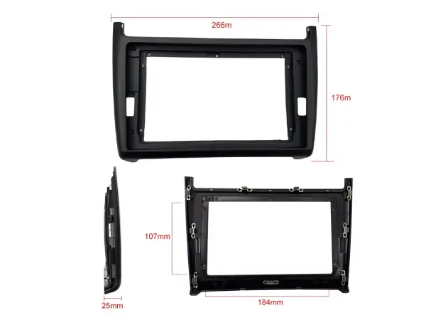 autoradio 9" lcd a3018 android 11 s rameckem a7087 pro volkswagen polo 2011-2016