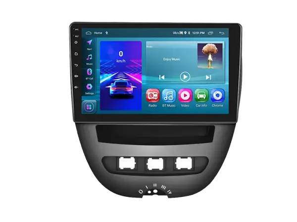 autoradio 10,1" lcd a3196 android 13 s rameckem a7281 pro toyota, peugeot, citroen