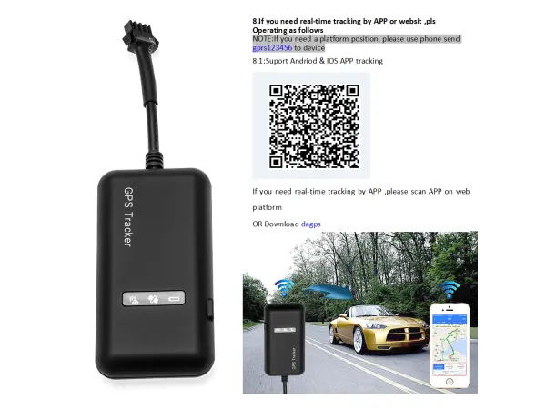 mini gps lokator tk110