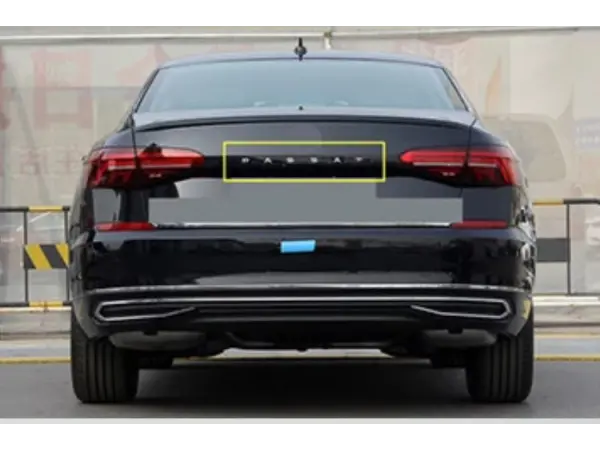 dekorativni napis samolepici na viko kufru passat cerny