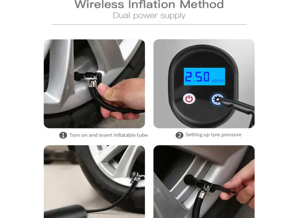 dobijeci kompresor w7115bk s displejem pro pneumatiky