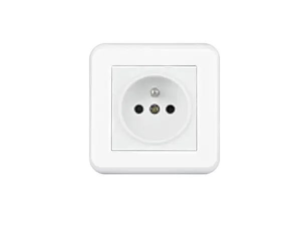 unic elektricka zasuvka 230v bila plast