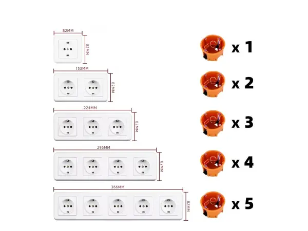 unic vypinac stridavy-schodistovy c.6 v ramecku 82mm, plast bily