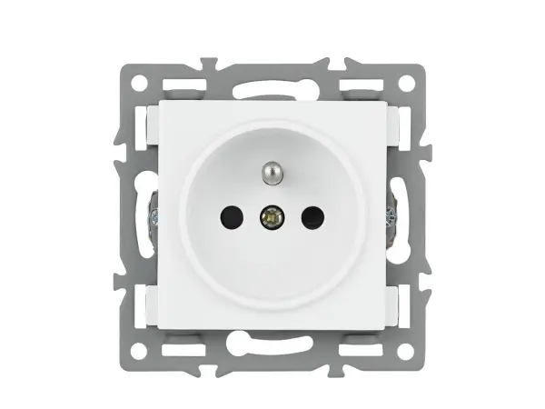 unic elektricka zasuvka 2x230v+2xusb 5v/2.1a plast bila v ramecku 153mm