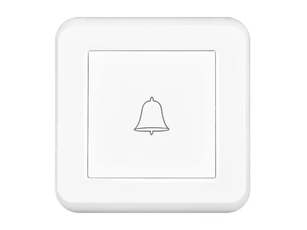 unic zvonek vcetne ramecku plast bily