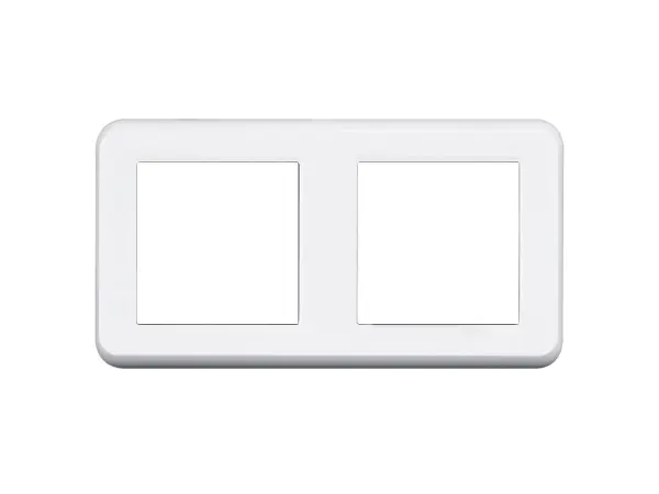 unic elektricka zasuvka 2x (230v+2xusb 5v/2,1a) plast bila v ramecku 153mm