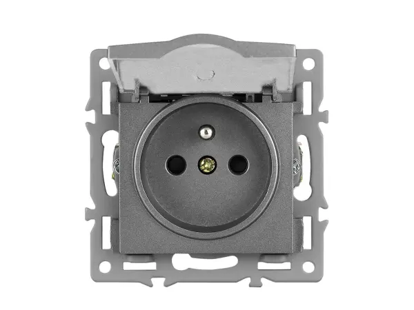 unic elektricka zasuvka 230v s krytem, seda plast