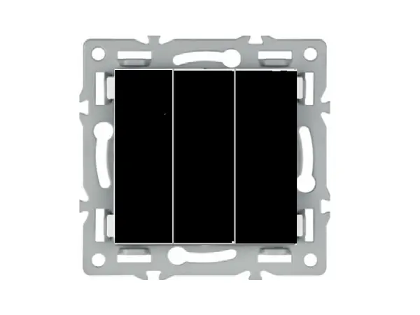 unic cerny modul mdv04 trojvypinac lustrovy