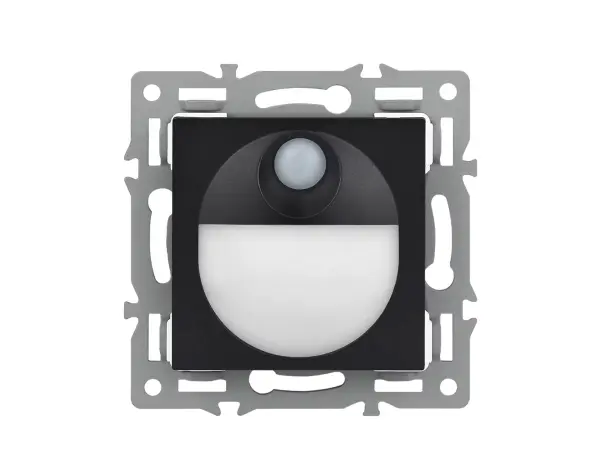 unic led schodistove osvetleni s pir senzorem pohybu, cerny