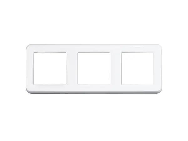 unic ramecek 224mm pro 3 moduly plast bily