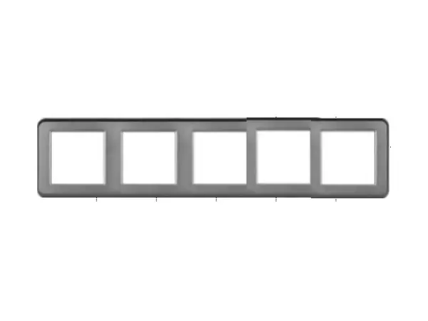 unic ramecek 366mm pro 5 modulu plast sedy