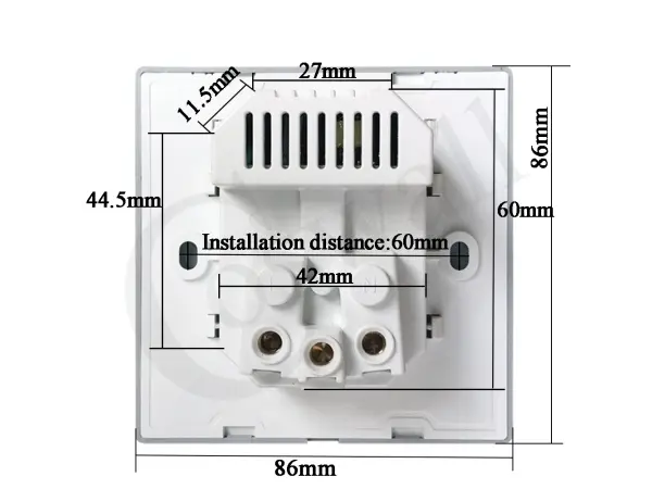 sran elektricka zasuvka 230v+2*usb 5v/2.1a plast bila
