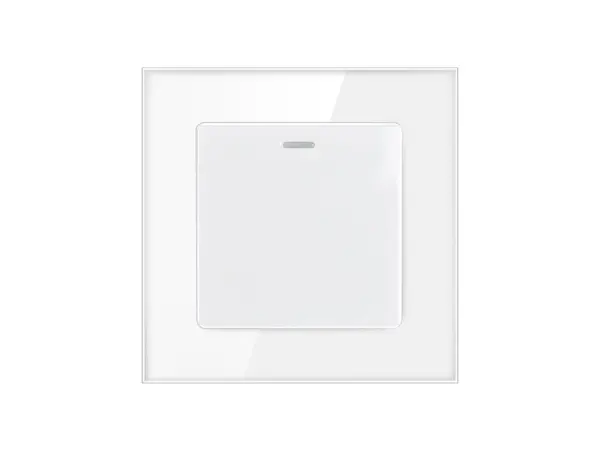 sran vypinac schodistovy/krizovy razeni 7 vcetne ramecku, sklo bily