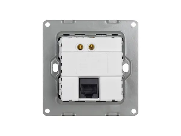 sran wifi socket bila v ramecku plast bily