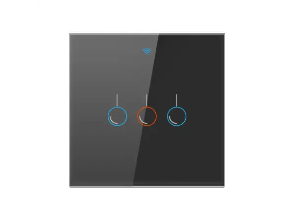 wifi ai chytry trojvypinac cerny