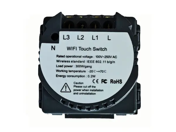 sran sedy smart ai modul wifi 3vypinac do ramecku 86mm