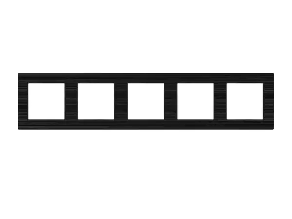 sran cerny plast ramecek pro 5 modulu 