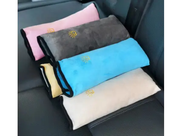 potah na bezpecnostni pas auta ruzovy