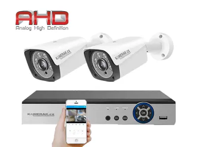 2 kamerov� AHD set AHD HE2-55E 5Mpx , CZ menu