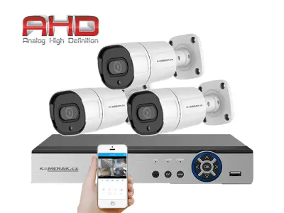 3 kamerov� syst�m AHD HE3-63E 5Mpx