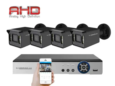 4 kamerov� syst�m AHD HE4-57E 5Mpx