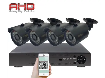 4 kamerov� syst�m AHD WN4-58E s mic 5Mpx