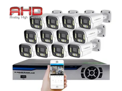 12 kamerov� syst�m AHD HE12-54E 5Mpx