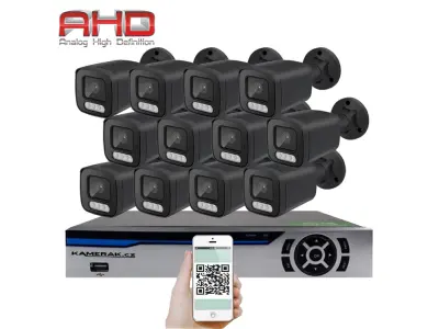 12 kamerov� syst�m AHD HE12-56E 5Mpx