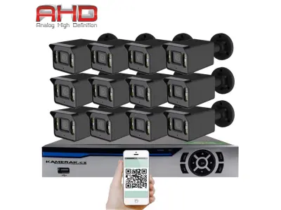 12 kamerov� syst�m AHD HE12-57E 5Mpx