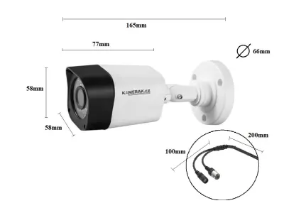 Venkovn� AHD kamera:�KAMERAK.cz AHD WN-50A 2MPx