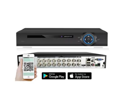 DVR rekord�r pro 16 kamer s �esk�m menu
