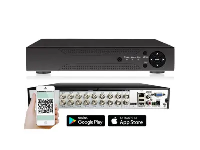 DVR video rekord�r pro 16 kamer