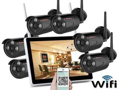 Bezdr�tov� 6 kamerov� syst�m WIP6-153B 11,6"LCD 3MPx