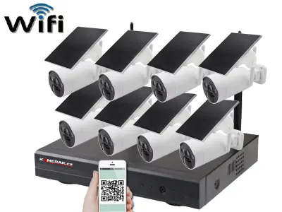 Bezdr�tov� sol�rn� kamerov� syst�m WIP8-210B 4MPx � dokonal� ochrana va�eho majetku