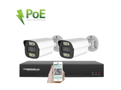 2 kamerov�  syst�m PoE IP XM-214B 4MPx