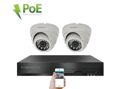 2 kamerov� syst�m PoE IP XM-202D 8MPx 