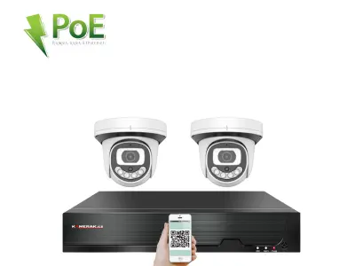 2 kamerov� IP syst�m 4K PoE IP XM-212D 8MPx 
