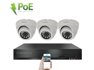 3 kamerov� syst�m PoE IP XM-302D 8MPx