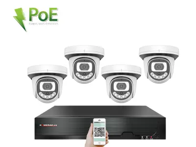 4 kamerov� IP syst�m 4K PoE IP XM-412D 8MPx 