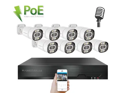 8 kamerov� syst�m PoE IP XM-803D 8MPx