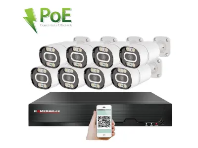 8 kamerov� syst�m PoE IP XM-808D 8MPx