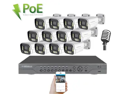 12 kamerov� syst�m PoE IP XM-1206D 8MPx