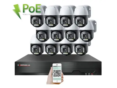 12 kamerov� syst�m PoE XM-PTZ-1220D 8Mpx