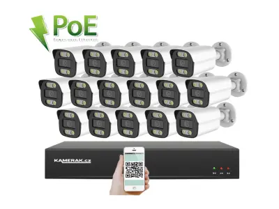 16 kamerov� syst�m PoE IP XM-1614B 4MPx