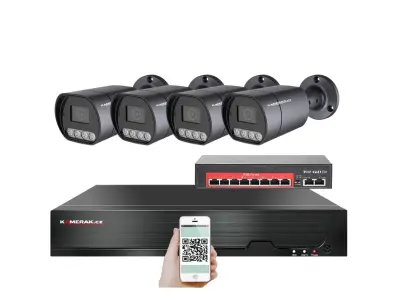 4 kamerov� IP syst�m IP XM-410B-Ext. 4MPx s extern�m PoE nap�jen�m