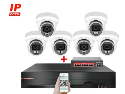 6 kamerov� IP syst�m 4K PoE XM-609D-Ext. 8MPx s extern�m PoE nap�jen�m