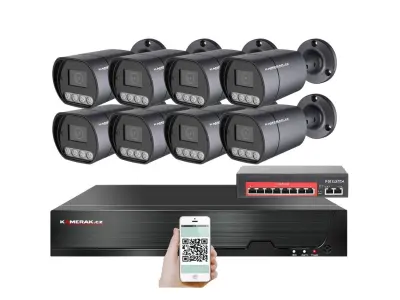 8 kamerov� IP syst�m IP XM-810B-Ext. 4MPx s extern�m PoE nap�jen�m