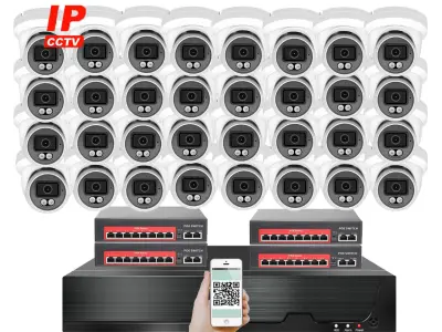 32 kamerov� IP syst�m 4K IP XM-3209D-Ext. 8MPx s extern�m PoE nap�jen�m